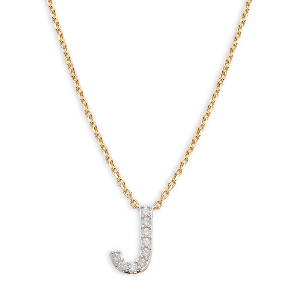 Effy Jewelry - Effy 14K Goldplated Sterling Silver & Diamond J Initial Pendant Necklace